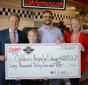Local Steak ’n Shakes Hit Donation Milestone With $100,000 Going To Children’s Hospital At Erlanger